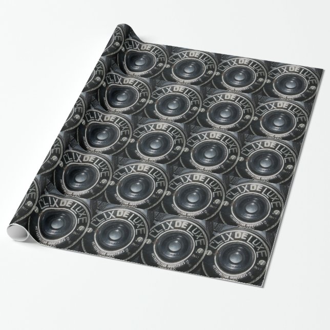 Antike Kamera 2 Geschenkpapier (Ungerollt)