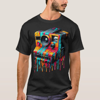 Antike Kamera Fotograf Fotografie Foto T-Shirt