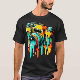 Antike Kamera Fotograf Fotografie Foto T-Shirt