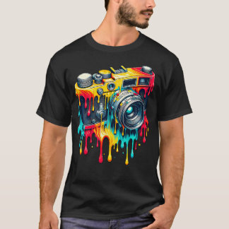 Antike Kamera Fotograf Fotografie Foto T-Shirt