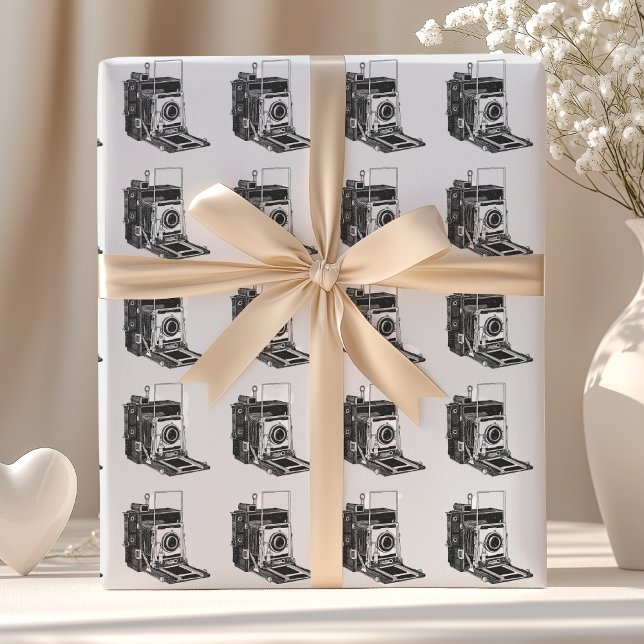Antike Kamera Geschenkpapier (Von Creator hochgeladen)