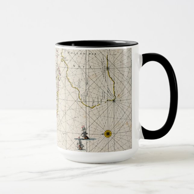 Antike Karte der Ostinseln Tasse (Rechts)