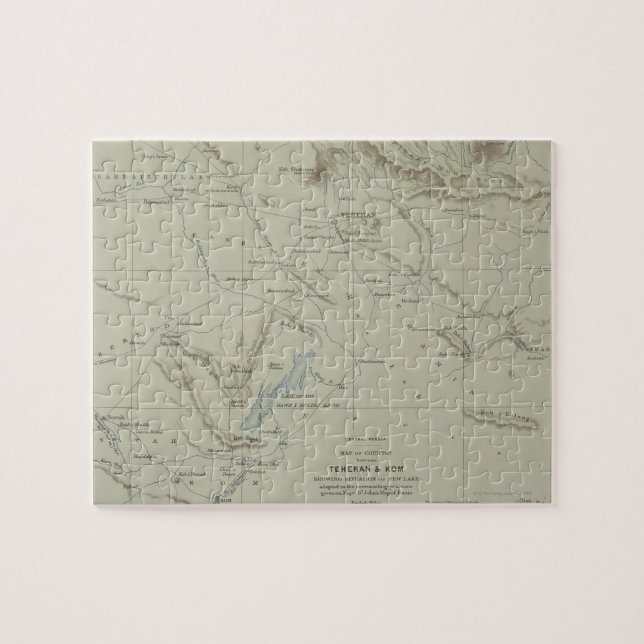 Antike Karte des Iran Puzzle (Horizontal)