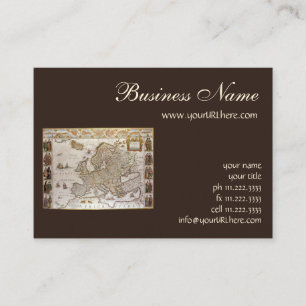 Antike Karte Europas von Willem Jansz Blaeu, c1617