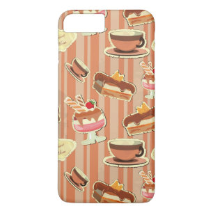Antike Karte mit einem Erdbeerdessert Case-Mate iPhone Hülle