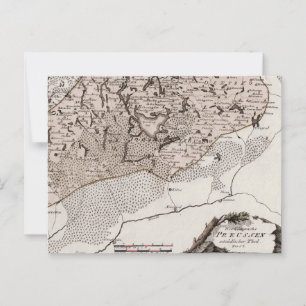 Antike Karte Preußen / Polen Masuria See Sniardwy