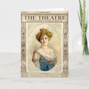 Antike Karte über das Theater