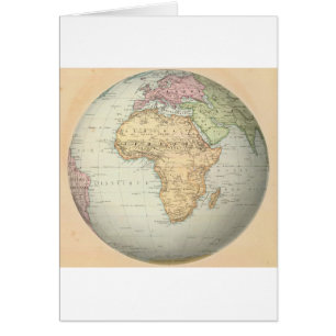 Antike Karte von Afrika