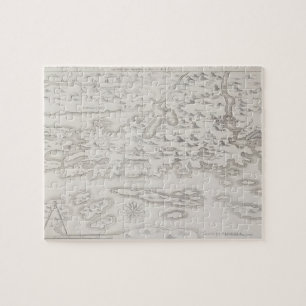 Antike Karte von Kroatien Puzzle