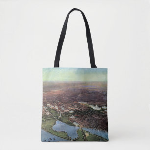 Antike Karte Washington DC und der Potomac River