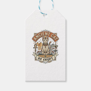 Antike Katze Ägyptens Katze Altes Ägypten Vintage Geschenkanhänger