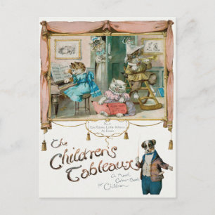 Antike Katzenpostkarte Postkarte
