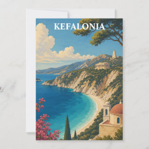Antike Kefalonia Griechenland Insel Landschaft Karte