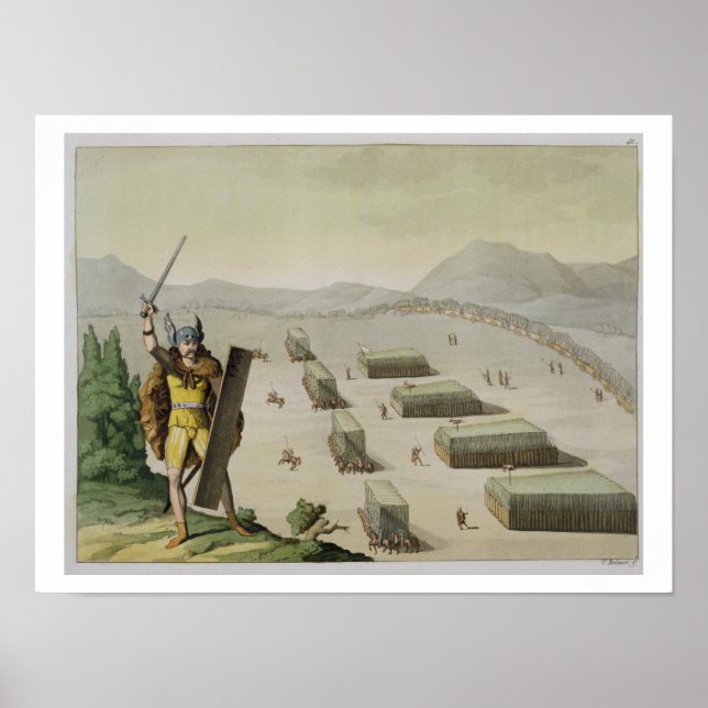 Antike Kelten oder Gallis in Schlacht, c.1800-18 ( Poster (Vorne)