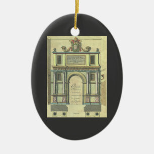 Antike Kirchentür Eingang Renaissance-Architektur Keramik Ornament