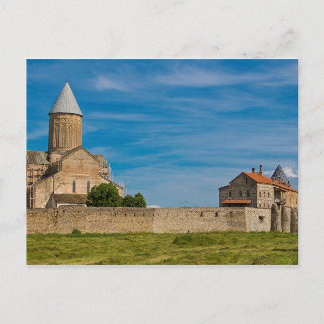 Antike Klosterfassade Postkarte (Vorderseite)