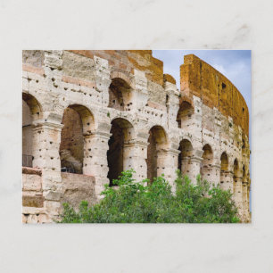 Antike Kolosseum-Ruinen in Rom, Italien Postkarte