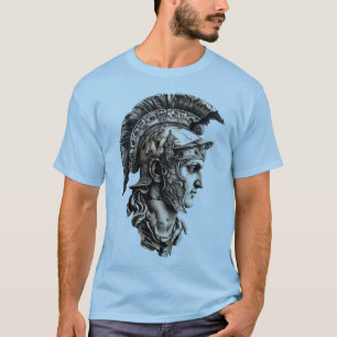 🏛️ 🎨 antike Kriegerkunst 🛡️ T-Shirt