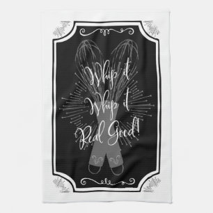Antike Küche - Whip it Whip it Real Good Geschirrtuch