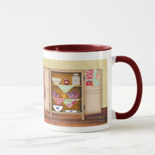 Antike Küchenschrank-Tasse Tasse