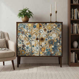 Antike Kunst im Jugendstil, feine Kunst, Blumengem Seidenpapier