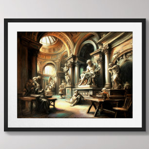 Antike Kunst Skulptur Studio Römisch Griechisch Poster