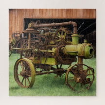 Antike landwirtschaftliche Maschinen