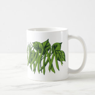 Antike Lebensmittel, Bio-Grüne Bohnen Gemüse Tasse