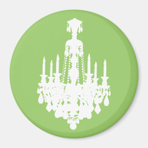 Antike Leuchter-Grafik Magnet