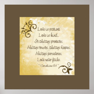 Antike Liebe ist geduldig Poster