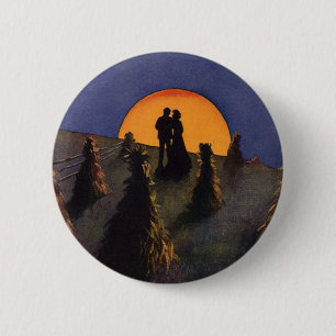 Antike Liebe und Romantik, Erntmond-Kuss Button