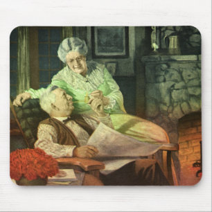 Antike Liebe und Romantik; Romantische Großeltern Mousepad