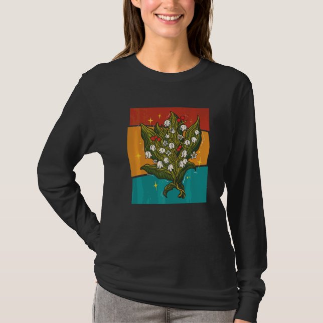 Antike Lilienblume T-Shirt (Vorderseite)