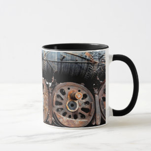 Antike Lokomotive Dampflok Zug Kaffeetasse