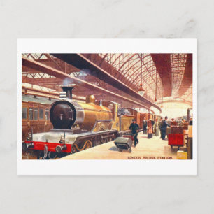 Antike London Bridge Station in England Postkarte