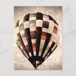 Antike Luftballon-Postkarte Postkarte