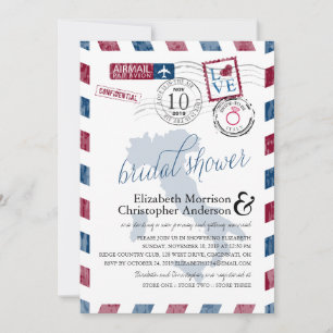 Antike Luftfahrt Italien  Brautparty Einladung