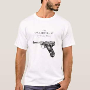 Antike Luger "Parabellum" Pistole Diagramm T-Shirt