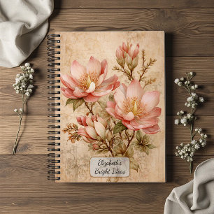 Antike Magnolie Notizbuch