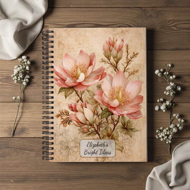 Antike Magnolie Notizbuch (Von Creator hochgeladen)