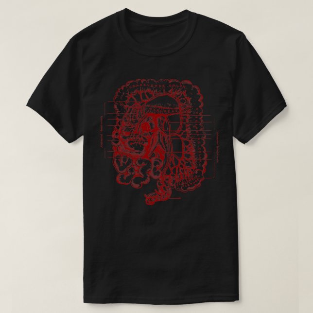 Antike menschliche Anatomie T-Shirt (Design vorne)