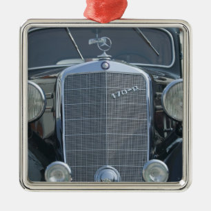 antike Mercedes 2 Ornament Aus Metall