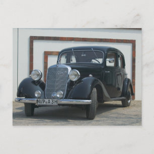 antike Mercedes 3 Postkarte