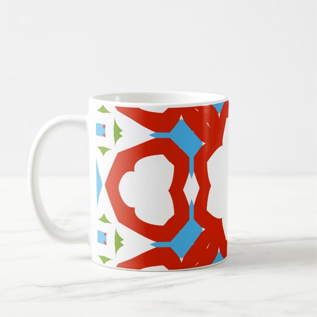 Antike mexikanische talavera Keramik. Grafikdesign Kaffeetasse (Links)