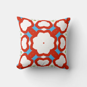 Antike mexikanische talavera Keramik. Grafikdesign Kissen