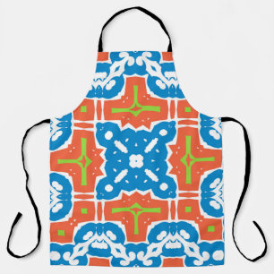 Antike mexikanische Talavera-Keramik. Nahtlos vint Schürze