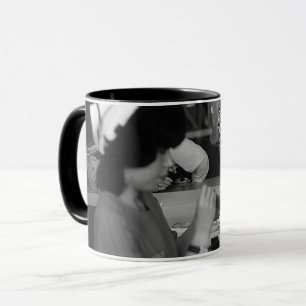 Antike Mie Mikimoto Inselzuchtperlen Geschäft C Tasse