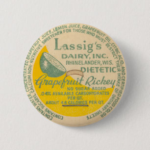Antike Milchflaschen-Verschlusskappe Button