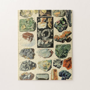 Antike Mineralien Gesteine Geologie Puzzle