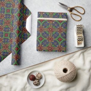 Antike mittelalterliche keltische Knoten Geschenkpapier